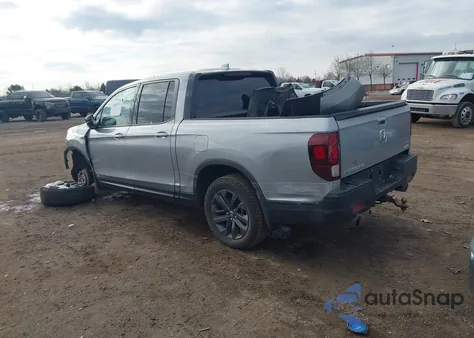 2023 Honda Ridgeline Sport from USA, damaged, VIN 5FPYK3F17PB047513